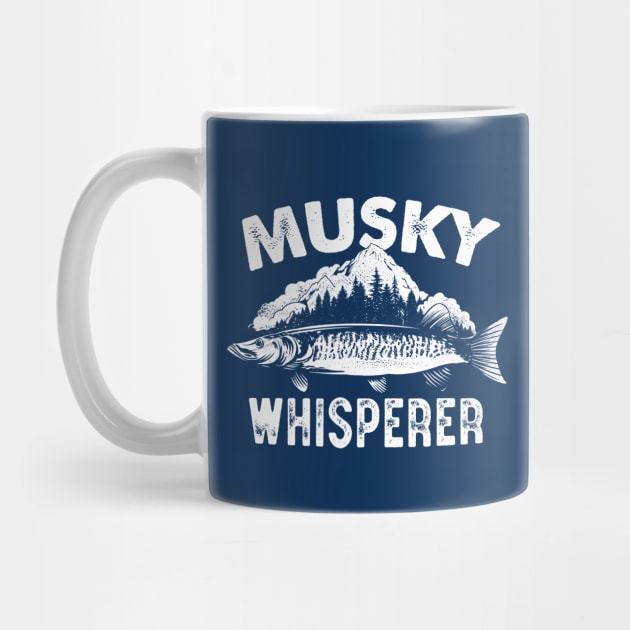 Musky Whisperer Funny Muskie Fishing, Muskellunge by MarkusShirts